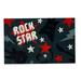 Mohawk Home Rock Star Printed Indoor Area Rug in Red 5 x8
