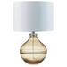 Signature Design by Ashley Contemporary Lemmitt Table Lamp Amber
