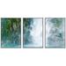 wall26 - 3 Piece Canvass Wall Art - Waterfall with Fluffy Stream Fall on The sea Milford Sound Southern Island New Zealand - Modern Home Art Stretched and Ready to Hang - 24 x36 x3 White