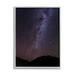 Stupell Industries Breathtaking Night Stars Milky Way Shining Over Mountains Photograph Gray Framed Art Print Wall Art Design by Steve Smith