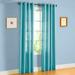 Qutain Linen Faux Silk Grommet Curtain Window Panel Solid Set of Two (2) 55 x 84 Many Colors