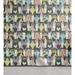 Ambesonne Cats Peel & Stick Wallpaper for Home Hipster Playful Glass 13 x72 Multicolor