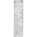 SAFAVIEH Jasper Alvina Abstract Overdyed Runner Rug Light Grey/Ivory 2 x 12
