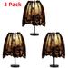 Halloween Decorations Lamp Shade Cover 3Pcs Happiwiz Black Lace Ribbon Spider Web Lampshades Cover Topper Scarf for Festive Party Supplies Indoor Decor Large 20 X 60 Inch