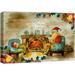 wall26 Canvas Print Wall Art Christmas Santa Claus Fireplace Celebrations & Holidays Decorative Illustrations Modern Art Scenic Colorful Multicolor Warm for Living Room Bedroom Office - 16