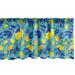 Ambesonne Fruit Valance Pack of 2 Cartoon Lemons and Leaves 54 X12 Yellow and Multicolor