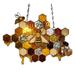 Honeycombs Suncatcher Metal Acrylic Birthday Gift Bee Day Window Ornament Home Decor for Honey Lover