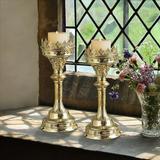 Design Toscano Chartres Cathedral Gothic Candlesticks: Set of Two Estate