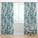 Designart Great Sea Wave Inspiration Coastal Blackout Curtain Panel