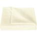 800 Thread Count 3 Piece Flat Sheet ( 1 Flat Sheet + 2- Pillow cover ) 100% Egyptian Cotton Color Ivory Solid Size California King