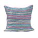 Tribal Fluffy Throw Pillow Cushion Cover Watercolor Tie Dye Effect Art Stripes Aquatic Theme Bohemian Aztec Print Rectangle Accent Pillow Case 26 x 16 Blue Pink Cream by Ambesonne