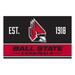 R and R Imports Ball State University Wood Sign with Frame