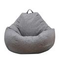 Gotydi Large Bean Bag Chair Sofa Cover Comfortable Outdoor Lazy Seat Bag Couch Cover without Filler for Adults Kids Soft Tatami Chairs Covers for Home Garden Living Room