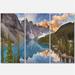 Designart Moraine Lake in Banff Park Canada Landscape Canvas Art Print