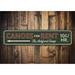 Canoes For Rent Novelty Sign Metal Wall Decor - 4x18 inches