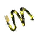 Visland Tiny Leaf - Garland with Globe String Lights Battery Powered Light for Indoor Outdoor Party Wedding Garden DÃ©cor