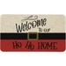 Christmas Door Mat 30 X 17 Inch Welcome to Our Ho Ho Home Doormat Indoor Outdoor Entrance Floor Rug Non Slip Winter Christmas Decor Rubber Welcome Mats