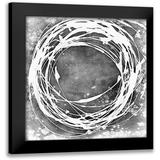 Harper Ethan 12x12 Black Modern Framed Museum Art Print Titled - Three-Sixty II