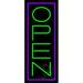 Open PUG LED Neon Sign 24 x 10 - inches Black Square Cut Acrylic Backing with Dimmer - Bright and Premium built indoor LED Neon Sign for storefront.