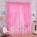 wendunide curtains Balcony Rose Sheer Curtain Panel 200X100cm Fashion Screens Tulle Door Window Home Decor Curtain