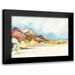 Rice Kristy 18x15 Black Modern Framed Museum Art Print Titled - Western Vista