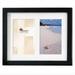 Lawrence Frames Lawrence Frames Black Wood Double 4x6 Matted Picture Frame