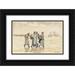 Winslow Homer 14x11 Black Ornate Wood Framed Double Matted Museum Art Print Titled: Four Fishwives on the Beach (1881)