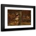 F. Jansen 18x14 Black Modern Framed Museum Art Print Titled - A Guard House (C. 1635 - C. 1640)