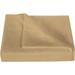 700 Thread Count 3 Piece Flat Sheet ( 1 Flat Sheet + 2- Pillow cover ) 100% Egyptian Cotton Color Taupe Solid Size Twin