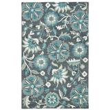 SAFAVIEH Blossom Riley Floral Area Rug Grey/Blue 3 x 5