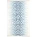 Blue Wool Rug 5 X 8 Modern Dhurrie American Abstract Room Size Carpet