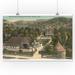 Manitou Springs CO - Manitou Soda Spring and Cliff House (16x24 Giclee Gallery Print Wall Decor Travel Poster)