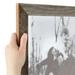 ArtToFrames 7x30 inch Real Reclaimed Barnwood 1.5 Inch Picture Frame Brown Wood Poster Frame (4661)