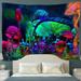 Yipa Boho Luminous Tapestry Psychedelic Trippy Tapestries Wall Hanging Bohemian Hippie Tapestry 1#Tapestry 230*150cm/91 x59