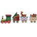 Christmas Train Painted Wooden Christmas Decoration Kid Gift Toys Xmas Table Top Ornament