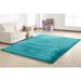 Area Rug Fluffy Shaggy Area Rug Ultra Soft Faux Fur Area Rug Fuzzy Rug Modern Plush Carpet Floor Rug for Living Room Bedroom Home Decor Upgrade Non-Slip Durable Rectangular Crawling Carpet Teal