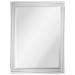 Moderno Stepped Beveled Rectangle Wall Mirror