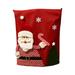 huanledash Cushion Case Workmanship Wear Resistant Non Woven Fabric Merry Christmas Santa Chair Slipcover for Home