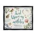 Stupell Industries Sand Between Mistletoes Phrase Nautical Beach Christmas Jet Black Framed Floating Canvas Wall Art 24x30 by Victoria Barnes