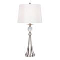 Table Lamp in Brushed Steel Finish