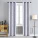 CUH Blackout Luxury Thermal Insulated Window Curtain Foil Print Bedroom Panel Drapes Privacy Energy Efficient Room Curtains Light Purple 52 x 84 inch