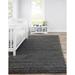 Unique Loom Solid Shag Rug Graphite Gray 7 10 x 10 Rectangle Solid Modern Perfect For Living Room Bed Room Dining Room Office