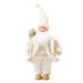 Fovolat Santa Claus Figurines|Christmas Decorations Indoor Home Decor with Lights|Standing Santa Clause Doll Plush Party Decoration Favor Gift Tabletop Ornament