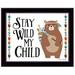 Stay Wild My Child By Susan Boyer Printed Wall Art Wood Multi-Color