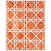 SAFAVIEH Dip Dye DDY721P Handmade Ivory / Orange Rug