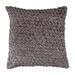 Saro Lifestyle Smocked Velvet Down Filled Throw Pillow