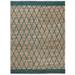 SAFAVIEH Natural Fiber NF951X Natural / Dark Green Rug