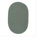 Colonial Mills 11 Green Solid Hand Braided Round Area Throw Rug