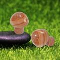 woxinda agatess semi preciouss mini small mushroom shape natural gem polished love gem rose quartz amethyst flower pot fish tank decorative stone