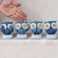 Travelwant Ceramic Owl Figurines Home Decor Wise Owl Statues Decorative Ornaments Furnishing for Living Room Bedroom Office Desktop Cabinets or Gifts